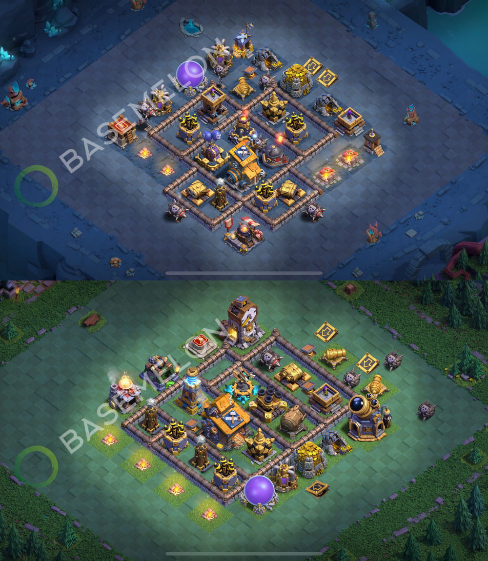 Aldea del Taller del Constructor Nivel 10 para Defensa, Anti Todo Diseño 2026, #119