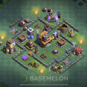 Meisterhütte Level 4 Verteidigung Base, Layout #98