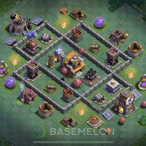 Meisterhütte Level 5 Verteidigung Base, Anti Alles, Layout #20