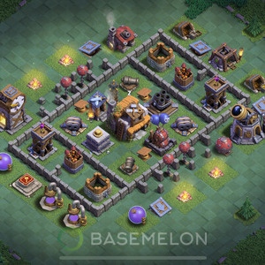 Best Builder Hall 5 Base Layouts • BH5 COC Base Links