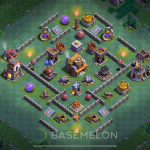 Meisterhütte Level 5 Verteidigung Base 2025, Anti Alles, Layout #53