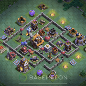 Meisterhütte Level 5 Verteidigung Base, Layout #71