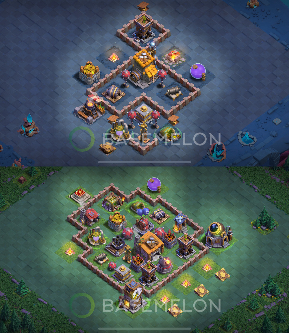 Meisterhütte Level 6 Verteidigung Base 2025, Max Level, Layout #64