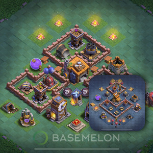 Meisterhütte Level 7 Verteidigung Base, Anti Alles, Layout #108