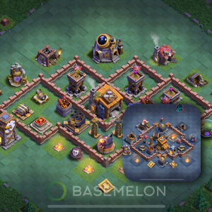 Meisterhütte Level 7 Verteidigung Base, Anti Alles, Layout #124