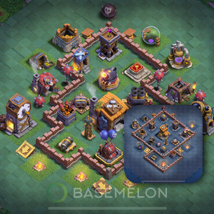 Meisterhütte Level 7 Verteidigung Base, Anti Alles, Layout #134