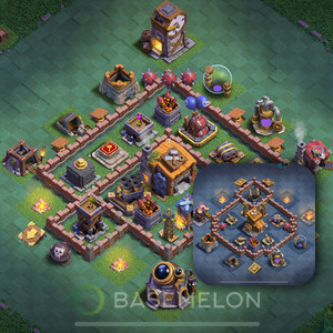 Meisterhütte Level 7 Verteidigung Base, Layout #138