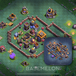 Meisterhütte Level 7 Verteidigung Base, Anti Alles, Layout #141