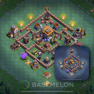 Meisterhütte Level 7 Verteidigung Base, Layout #50