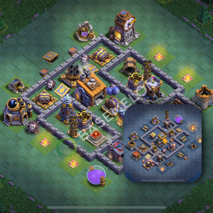 Builder Hall Level 8 Trophy/Defense Base Design 2026, Layout #99