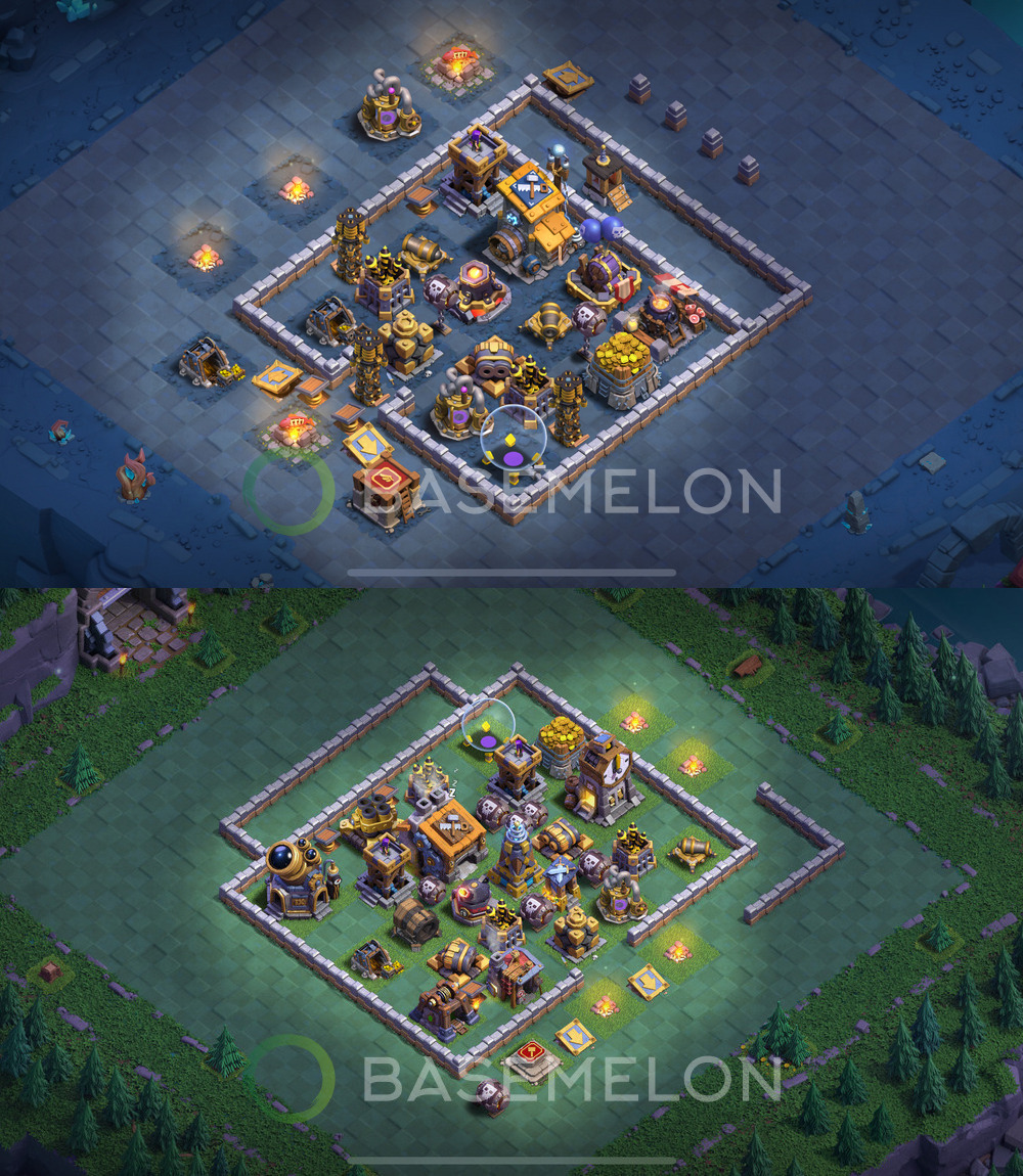 Meisterhütte Level 9 Verteidigung Base 2025, Anti Alles, Layout #92