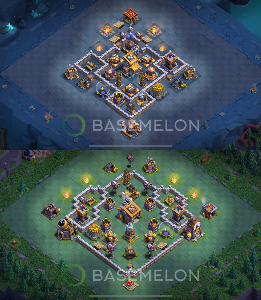 Meisterhütte Level 9 Verteidigung Base 2025, Anti Alles, Layout #97