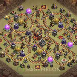 Rathaus Level 10 Krieg Base 2025, Anti Alles, Layout #1076