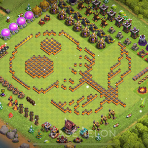 Town Hall Level 10 Progress Base Design 2025, Layout #1302