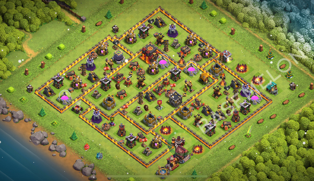 Town Hall Level 10 Farm Base Design 2026, Anti 3 Stars, Anti Everything, Layout #1561