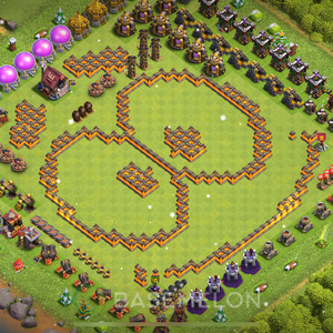 Town Hall Level 10 Progress Base Design 2025, Layout #1617