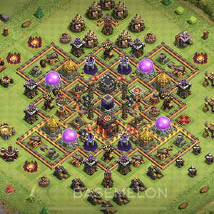 Town Hall Level 10 Farm Base Design, Anti 3 Stars, Layout #165