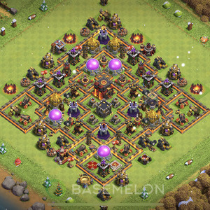 Town Hall Level 10 Farm Base Design 2025, Max Levels, Anti 3 Stars, Layout #1697