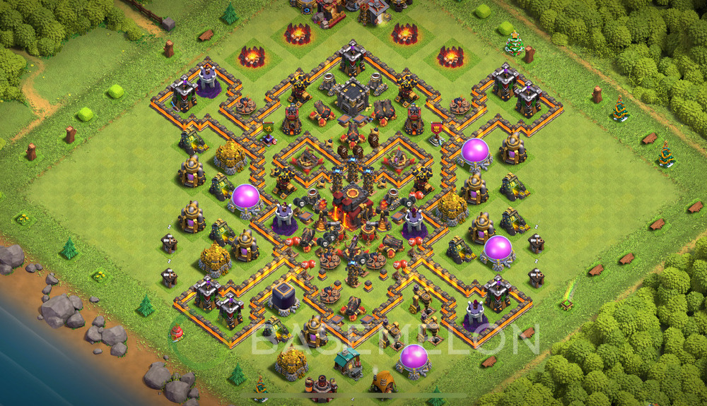 Town Hall Level 10 Progress Base Design 2025, Layout #1769