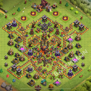 Town Hall Level 10 Progress Base Design 2025, Layout #1769