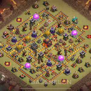 Town Hall Level 10 War Base Design 2025, Layout #1848