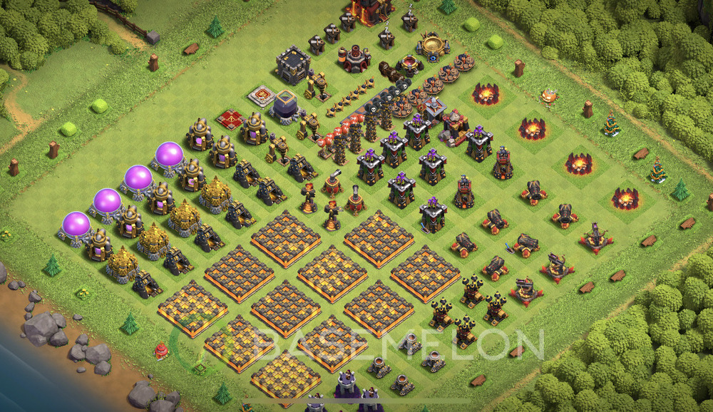 Town Hall Level 10 Progress Base Design 2025, Layout #1928