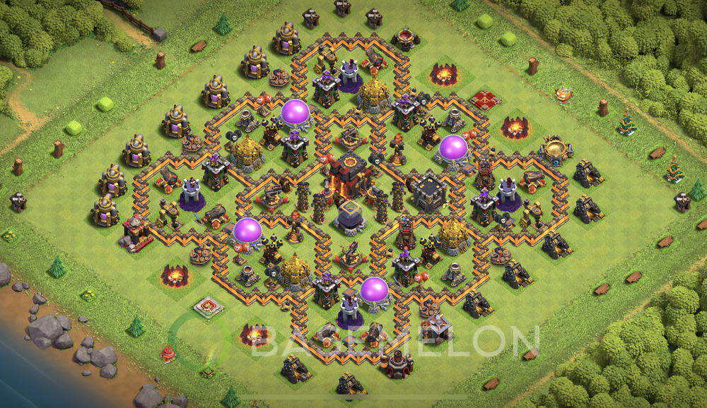 Rathaus Level 10 Farmen Base 2025, Max Level, Anti Alles, Layout #2038