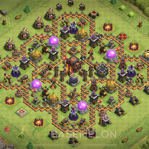 Town Hall Level 10 Farm Base Design 2025, Max Levels, Anti Everything, Layout #2038