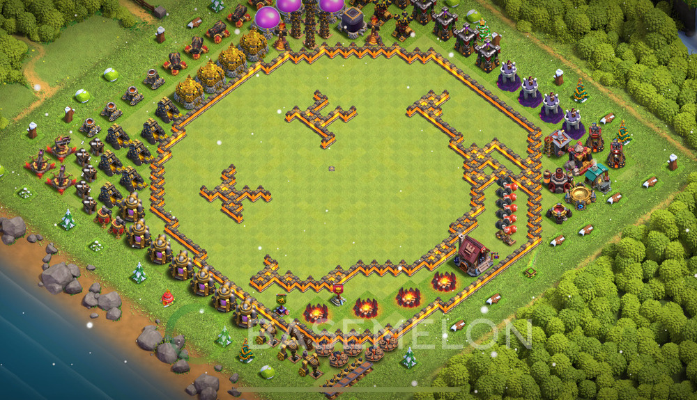 Town Hall Level 10 Progress Base Design 2025, Layout #2063