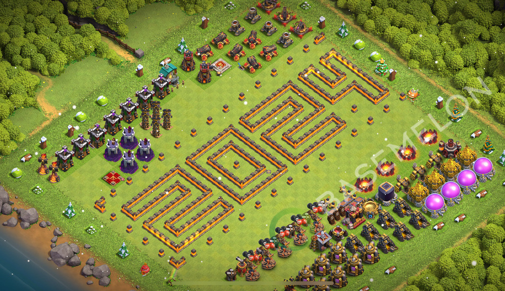 Town Hall Level 10 Progress Base Design 2025, Layout #2135