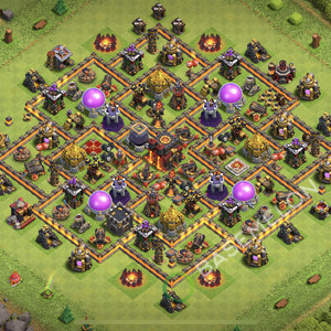 Hôtel de Ville Level 10 Farming Base  2025, Anti 3 Étoiles, Hybride, Village #2139