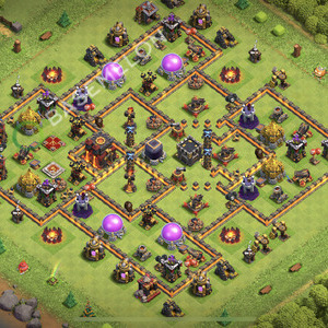 Hôtel de Ville Level 10 Farming Base  2025, Anti Tout, Hybride, Village #2140