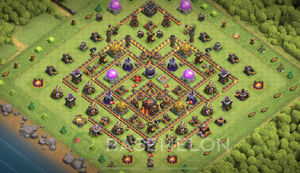 Town Hall Level 10 Farm Base Design 2024, Max Levels, Layout #215