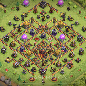 Rathaus Level 10 Farmen Base, Max Level, Layout #215