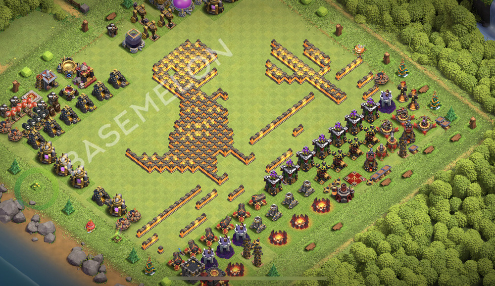 Town Hall Level 10 Progress Base Design 2025, Layout #2166