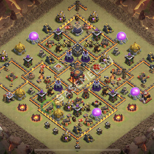 Town Hall Level 10 War Base Design 2025, Anti 2 Stars, Legend League, Layout #2270