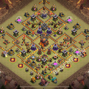 Town Hall Level 10 War Base Design 2026, Anti 2 Stars, Legend League, Layout #2270