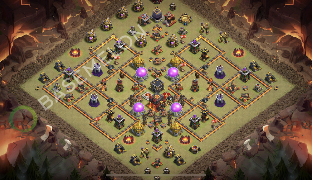 Rathaus Level 10 Krieg Base 2025, Max Level, Anti Alles, Layout #2314