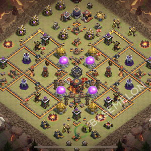 Rathaus Level 10 Krieg Base 2025, Max Level, Anti Alles, Layout #2314