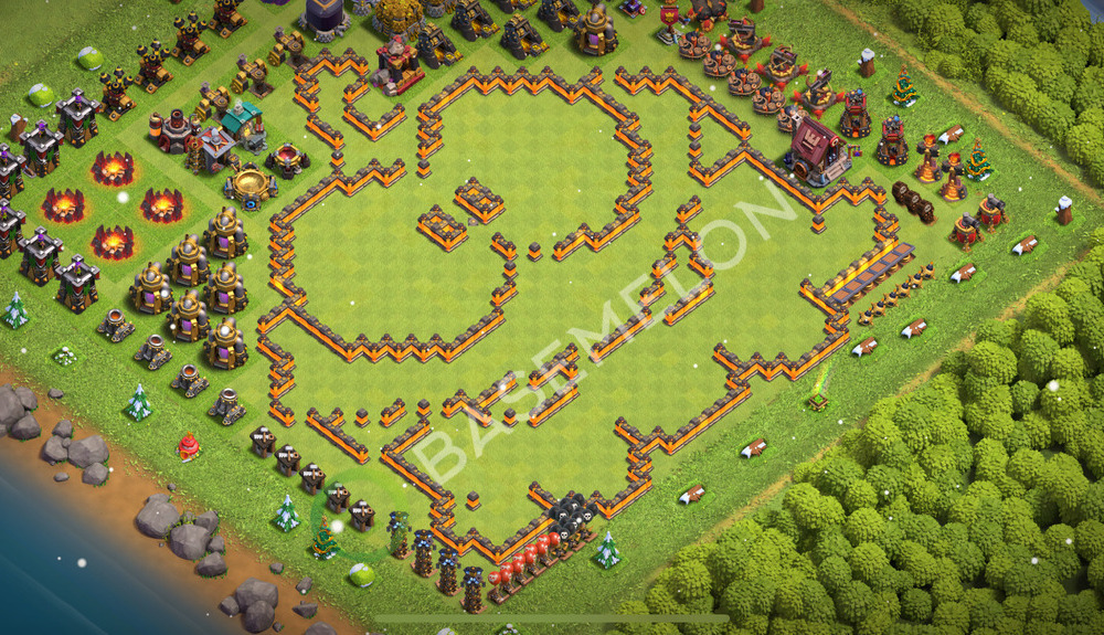 Town Hall Level 10 Progress Base Design 2025, Layout #2355