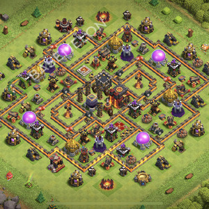 Town Hall Level 10 Farm Base Design 2025, Anti Air, Hybrid, Layout #2356