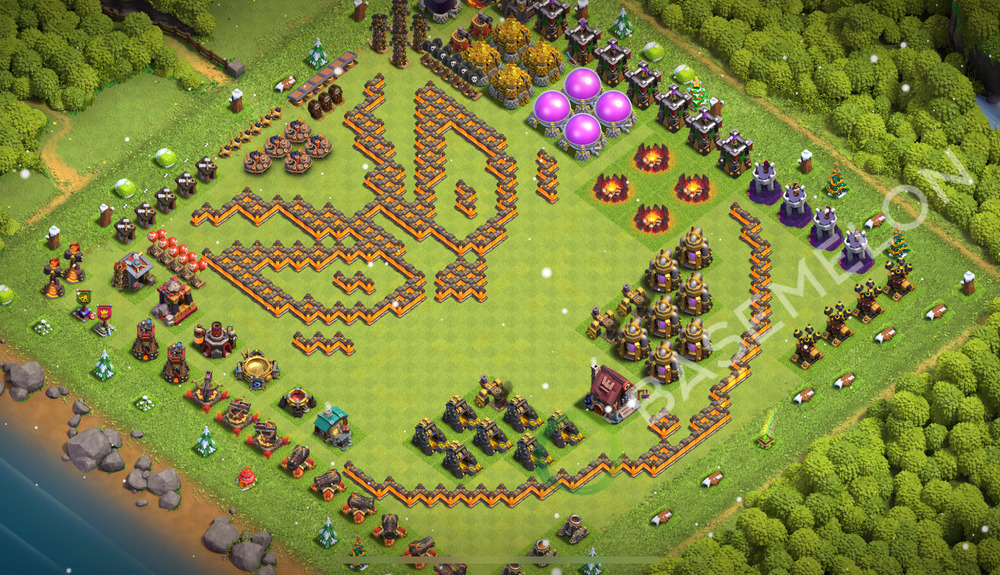 Town Hall Level 10 Progress Base Design 2025, Layout #2396