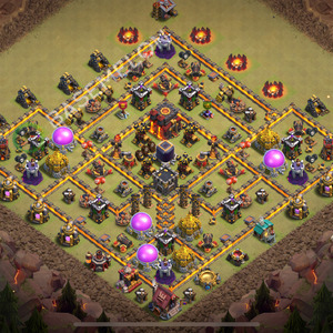 Town Hall Level 10 War Base Design 2025, Anti 2 Stars, Legend League, Layout #2412
