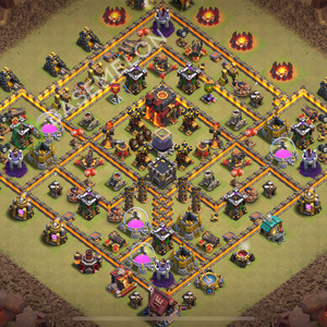 Town Hall Level 10 War Base Design 2026, Anti 2 Stars, Legend League, Layout #2412