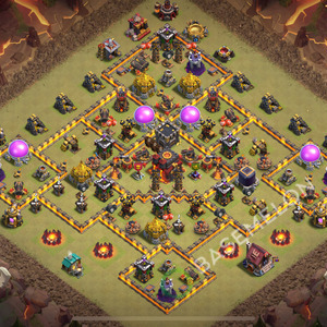 Aldea del Ayuntamiento Nivel 10 para Guerra, Niveles Máximos, Híbrido Diseño 2026, #2501