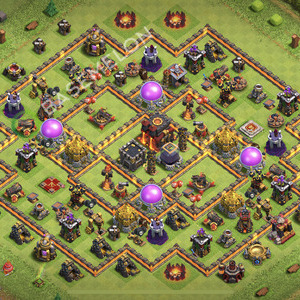 Hôtel de Ville Level 10 Farming Base  2026, Niveaux max, Anti Aérien, Village #2511