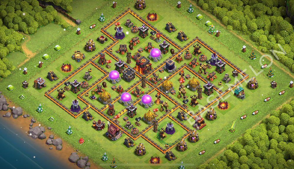 Town Hall Level 10 Farm Base Design 2026, Anti 3 Stars, Layout #2606
