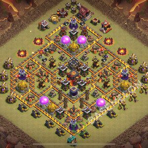 Town Hall Level 10 War Base Design 2026, Max Levels, Anti Everything, Layout #2657