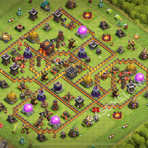 Hôtel de Ville Level 10 Farming Base  2026, Anti 3 Étoiles, Anti Tout, Village #2674