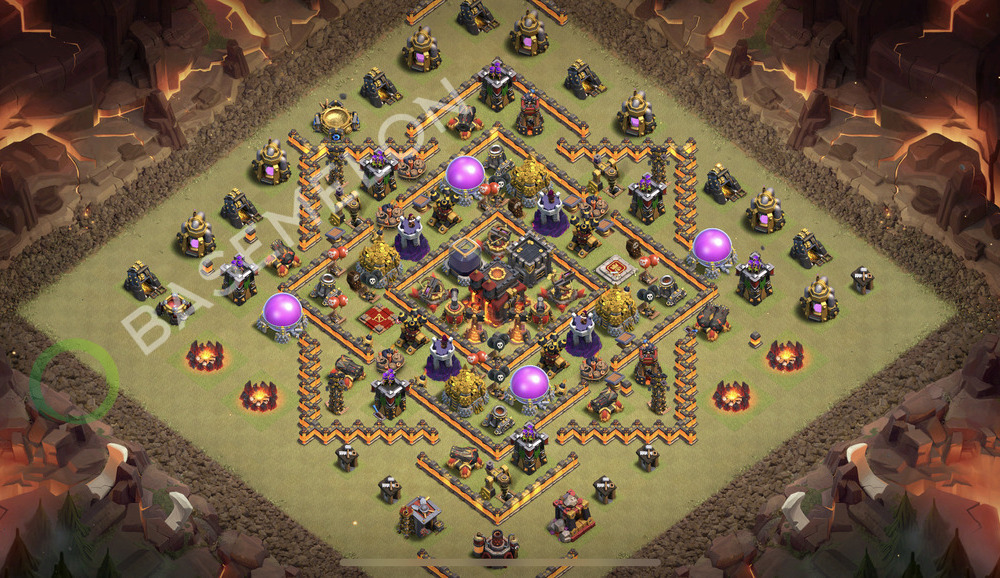 Town Hall Level 10 War Base Design 2026, Anti 2 Stars, Anti Everything, Layout #2682